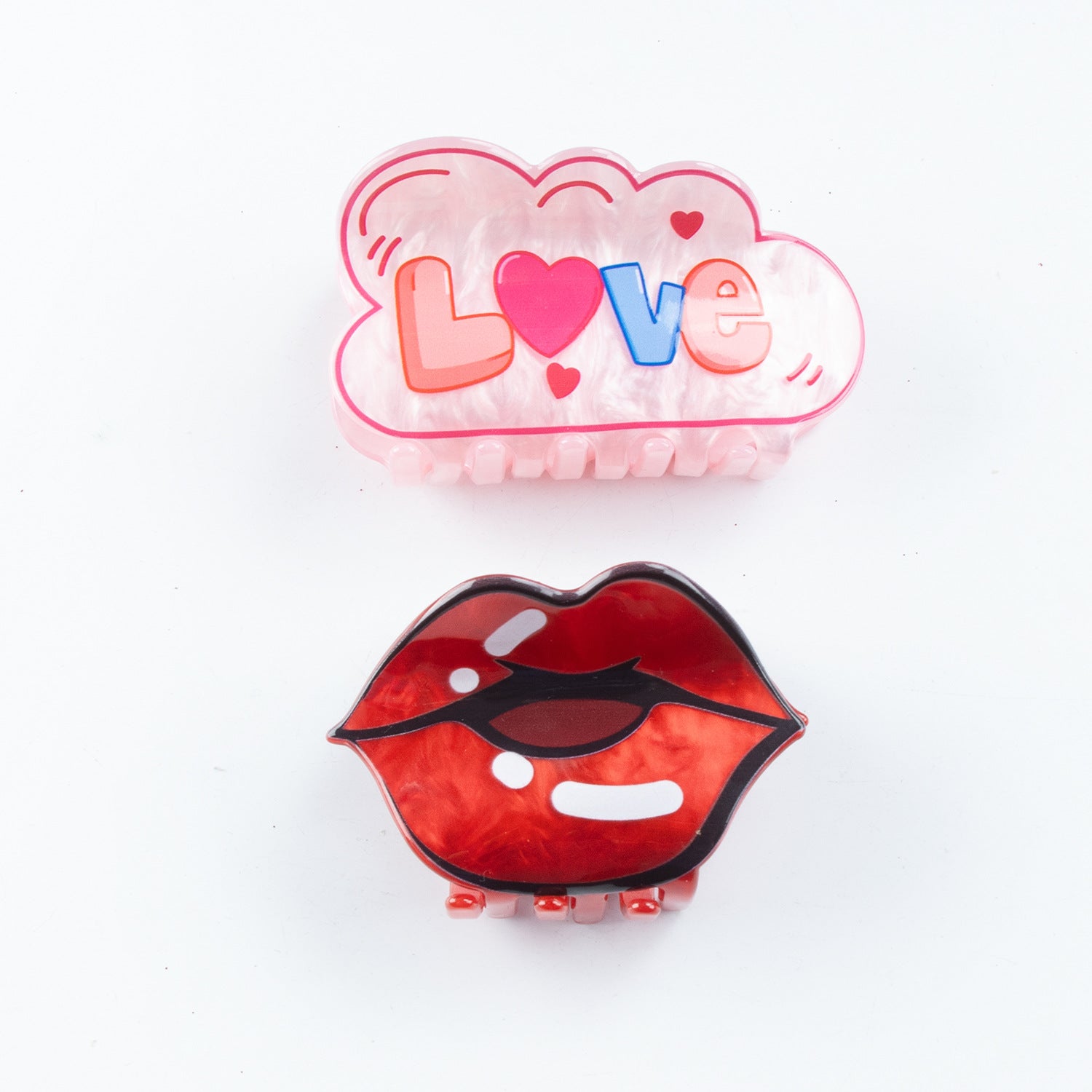 Wholesale Valentine's Day pvc 6cm  Autumn and Winter Hairpins